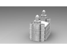 Logan Utah LDS Temple 3D Print Model