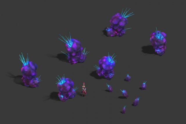 Magic territory – plant 3D Model