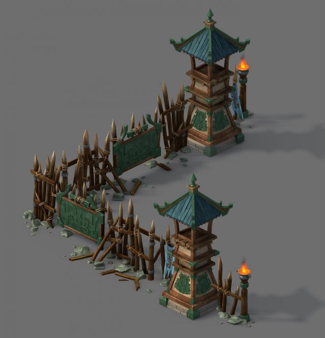 Barracks – Tower 3D Model