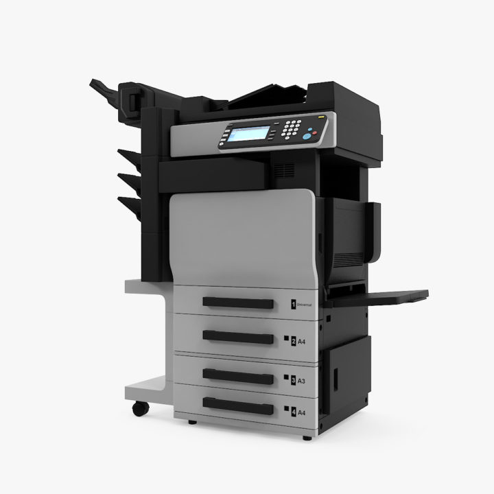 Xerox Printer 3D 3D Model