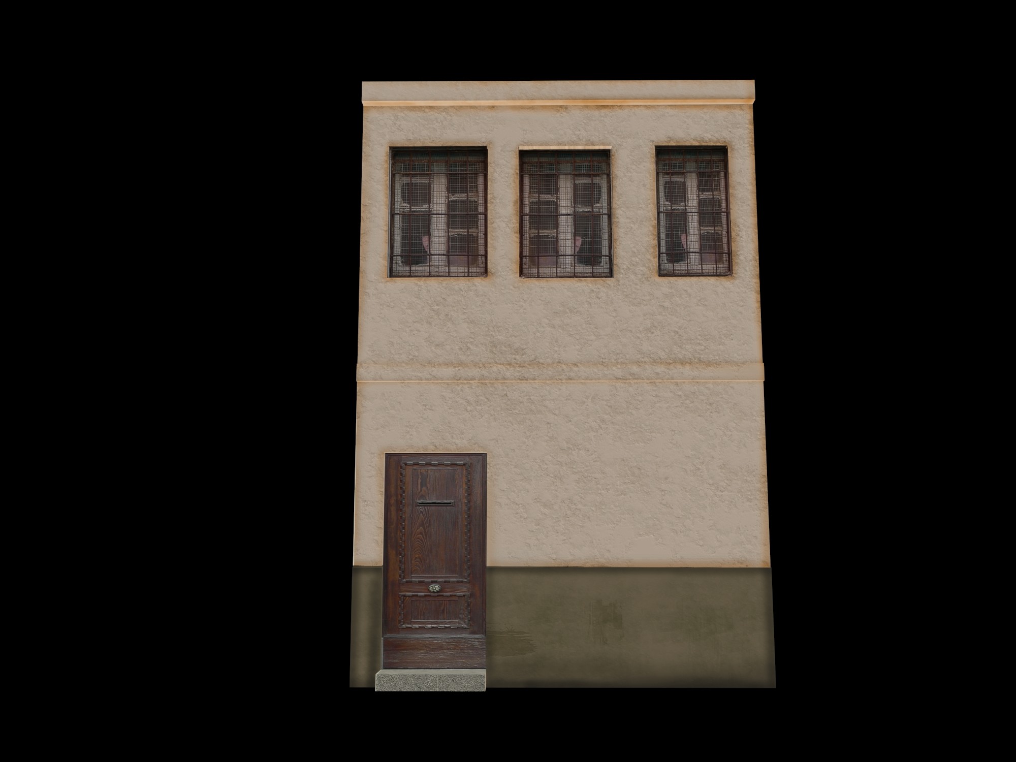 3D model Low Poly Exterior 3D Model