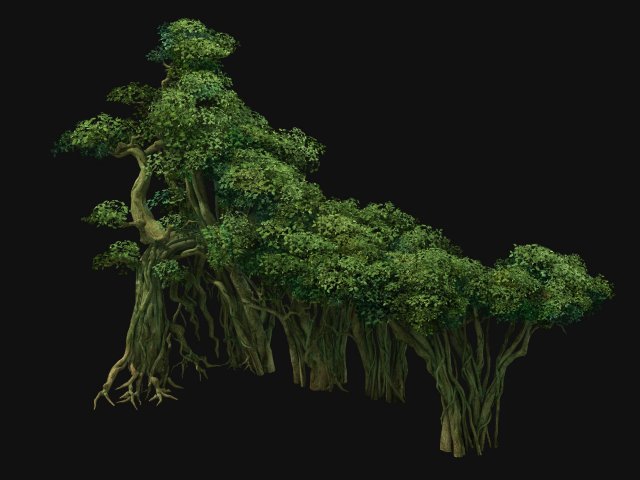 Game Model – Forest – Tree 10 3D Model