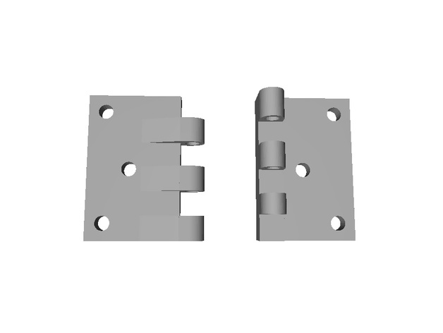 Hinge for different heights 3D Print Model