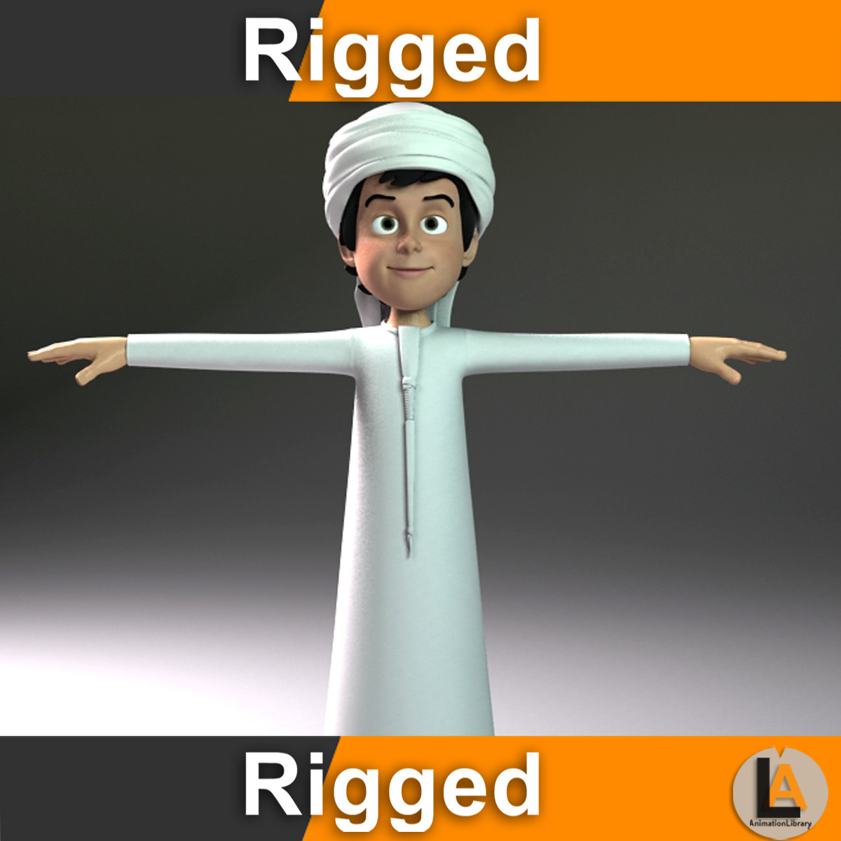 3D arabic boy 3D Model