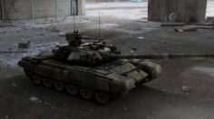 Ruaaian Tank T-90 3D Model