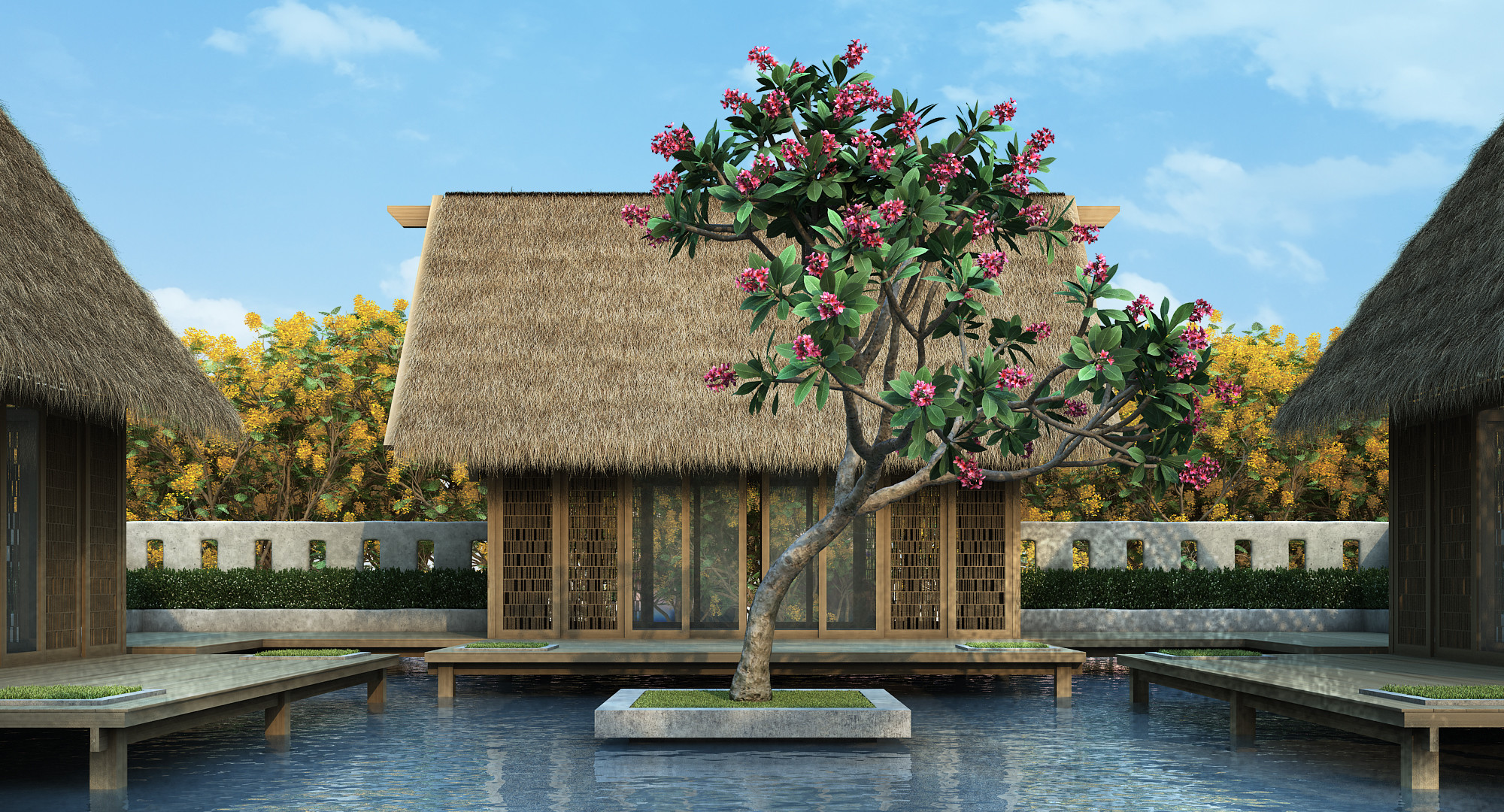 10 Frangipani 8 model 3D Model