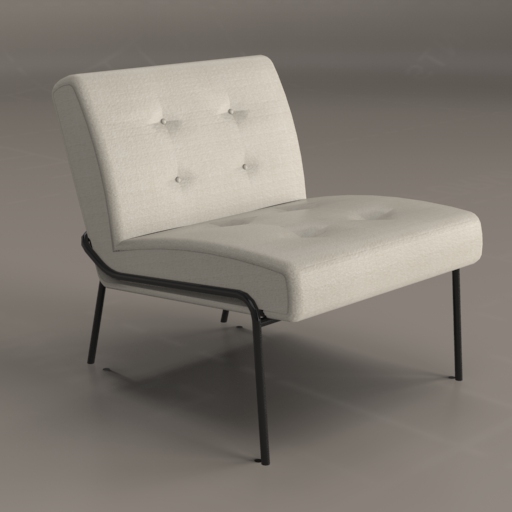 Time Lounge Chair 3D Model