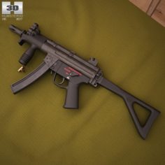 Heckler Koch MP5K-PDW 3D Model