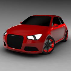 3D model Wind (Concept Car) Free 3D Model