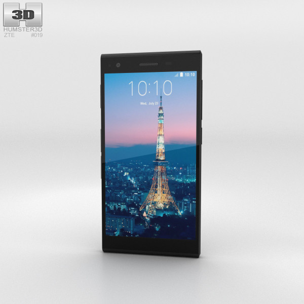 ZTE Blade Vec 3G Black 3D Model