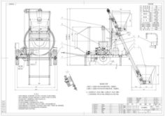 JZC350 Concrete Mixer Drawing Free 3D Model