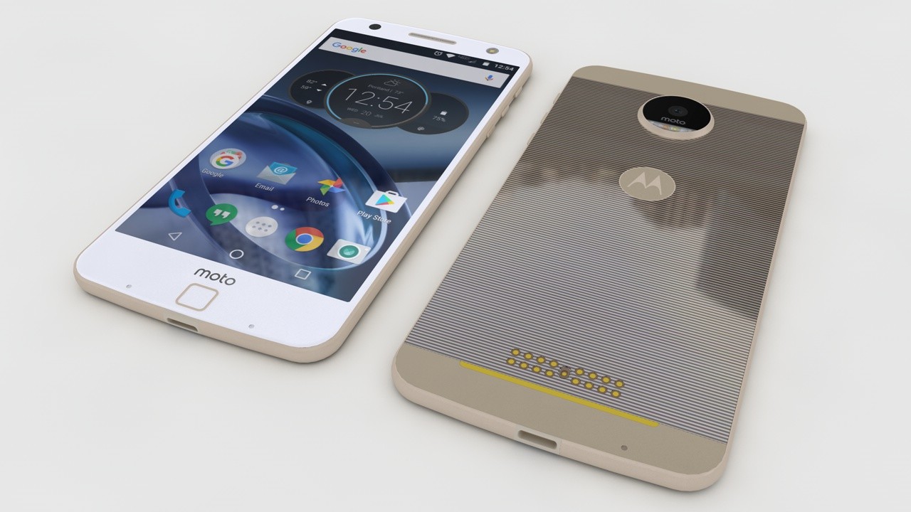 Motorola Moto Z Lenovo 3D Model