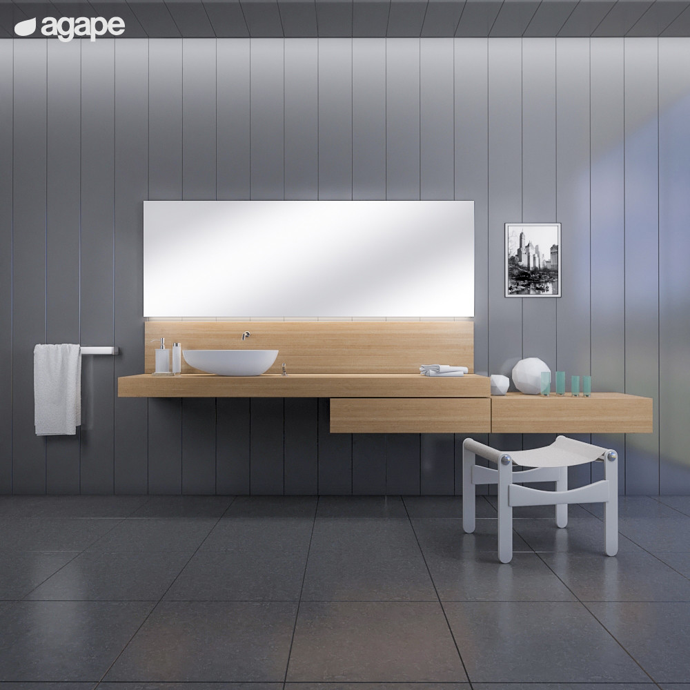 washbasin Agape DROP 3D model 3D Model