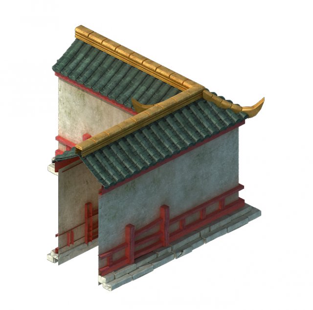 House – City Wall 032 3D Model