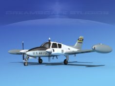 Cessna U-3 USAF 3D model 3D Model