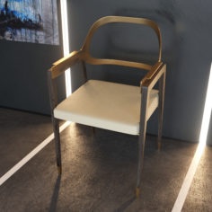 3D chair harleston 3D Model