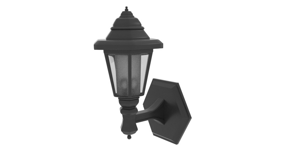 Outdoor Solar Power LED Light 3D Model