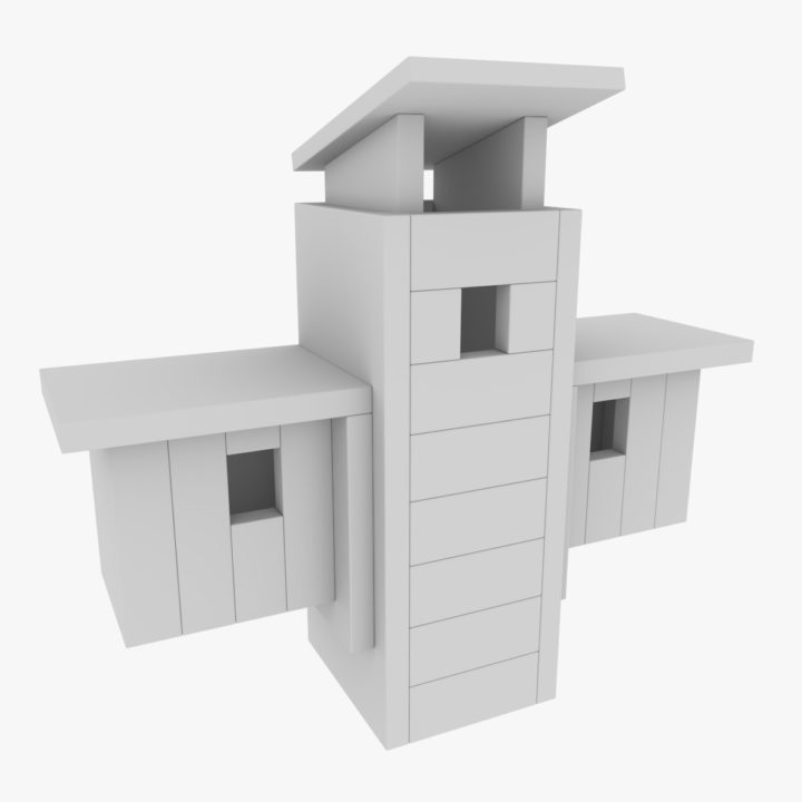 Bird House three 3D Model