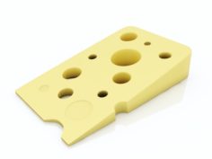 Door stopper – cheese Free 3D Model