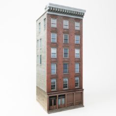3D model Apartment Building III 3D Model