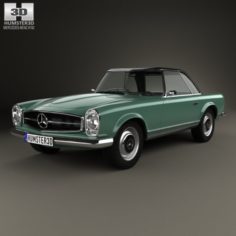 Mercedes-Benz SL-class W113 1963 3D Model