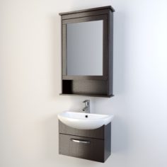 Sink with cupboard 3D model 3D Model