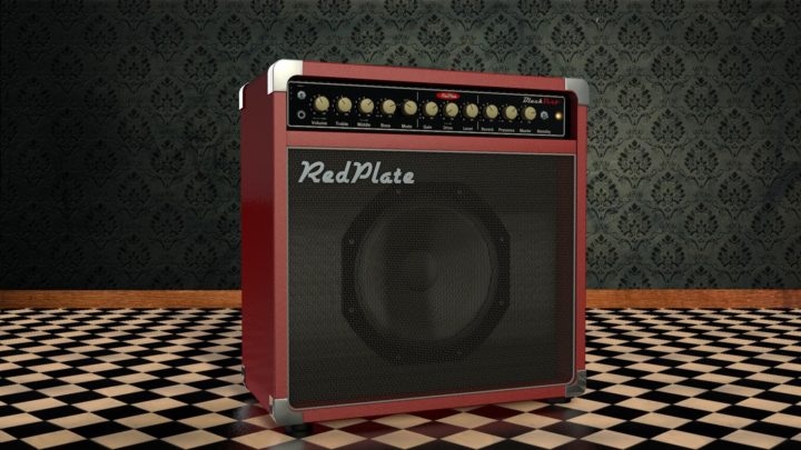 Redplate amp 3D model 3D Model