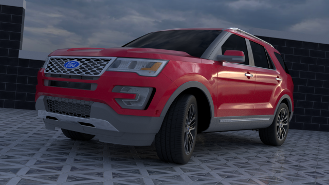 Ford Explorer 3D Model