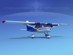 3D model Cessna 175 Skylark V02 3D Model