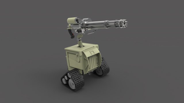Robot gun 3D Model