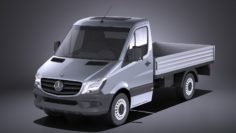 Mercedes-Benz Sprinter Pickup short 2017 VRAY 3D Model