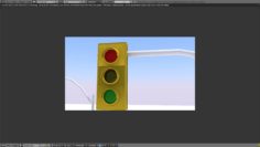 3D Traffic lights model 3D Model