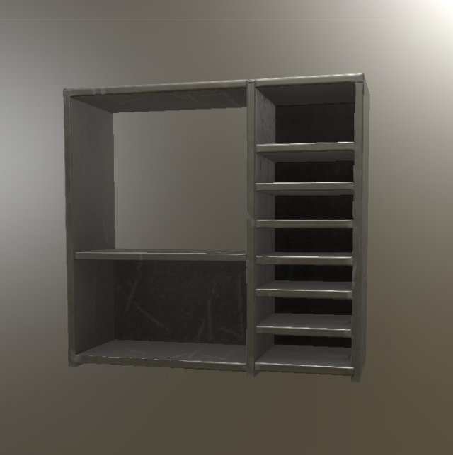 Bookcase 3D Model