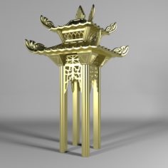 Alcove chinese 3D Model