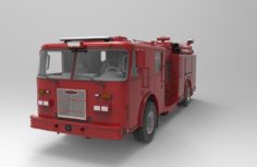 3D fire truck 3D Model