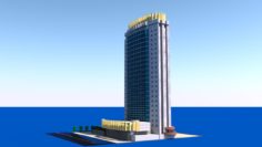 Hotel Kazakhstan 3D 3D Model