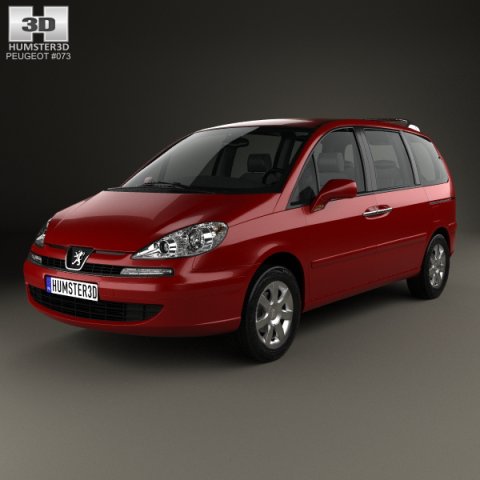 Peugeot 807 2008 3D Model