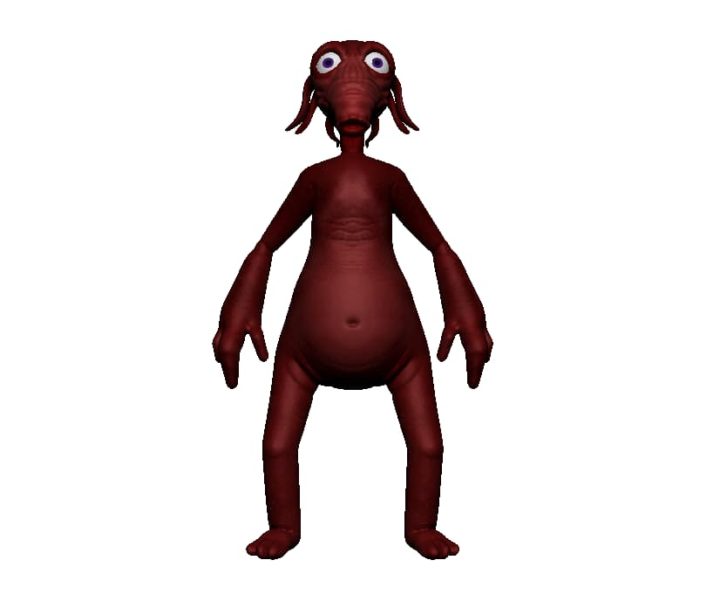 Red Creature 3D Model