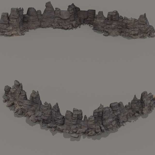 Mountain – terrain 10 3D Model