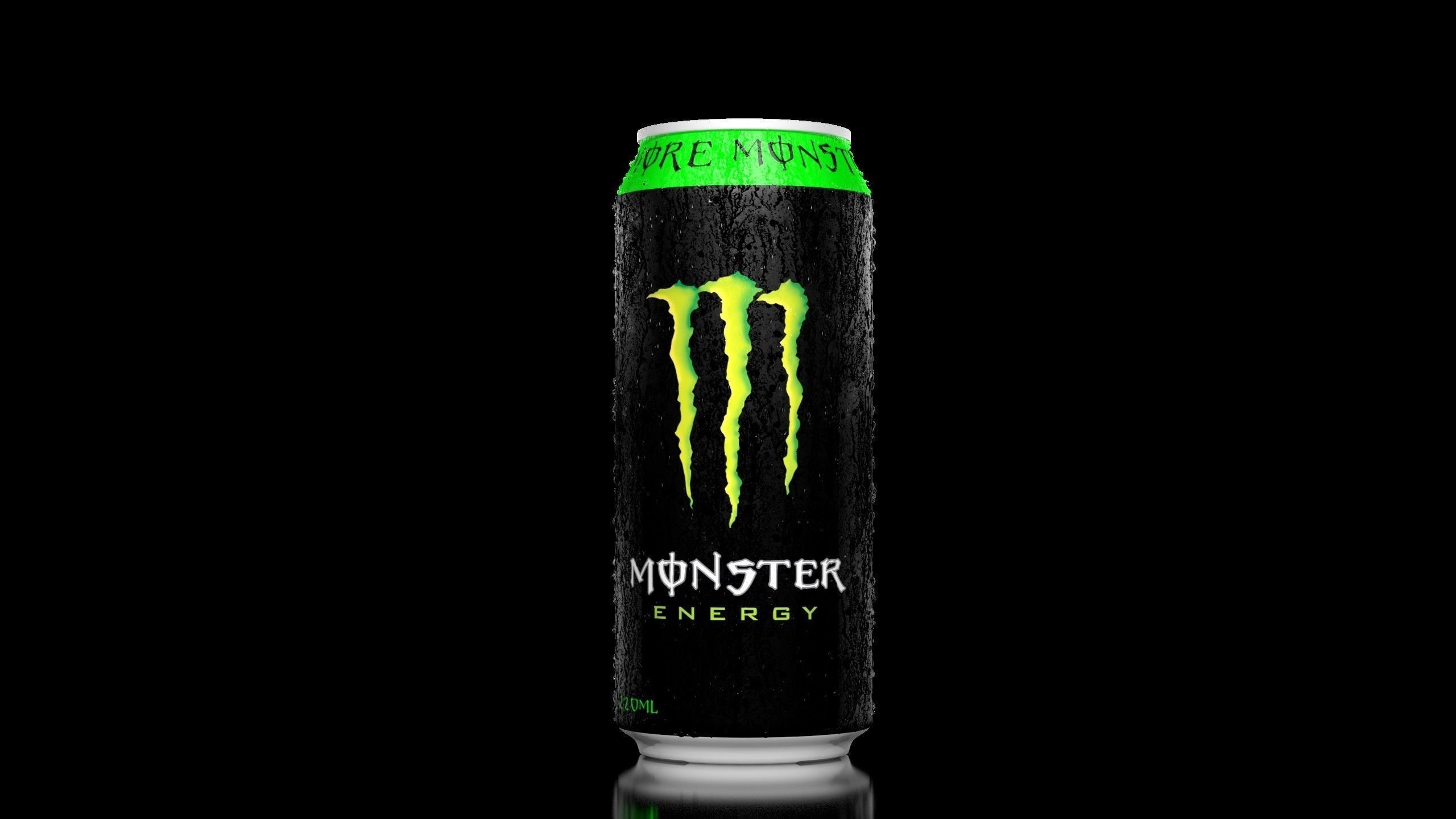 Energy Monster Can VR / AR / low-poly 3D model 3D model 3D Model