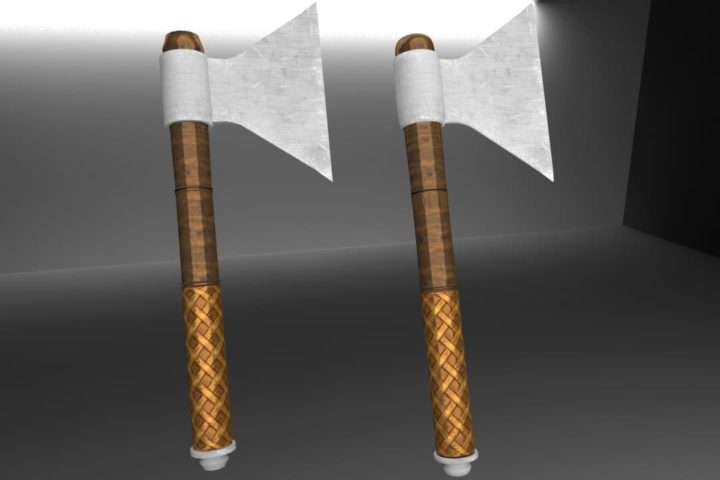 Axe Medieval 3D Model