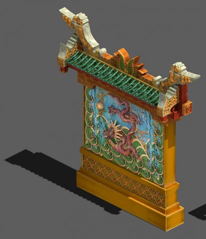 Novice – dragon wall 3D Model