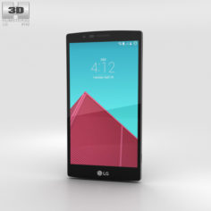 LG G4 Leather Black 3D Model