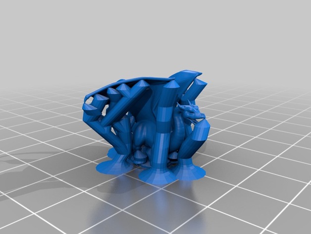 Dragon Supports 3D Print Model