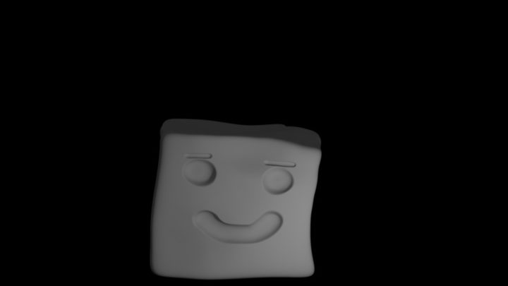 Cube with faces 3D Model