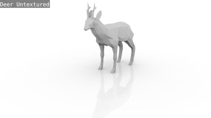 Poly Deer Model 3D Model