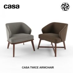 Casa Twice Armchair 3D Model