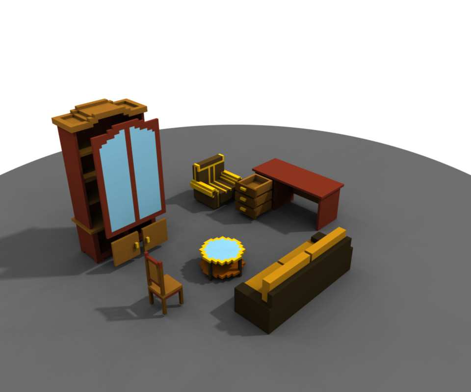 Furniture 2 3D Model