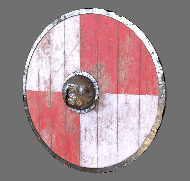 Viking Shield pack 3D Model