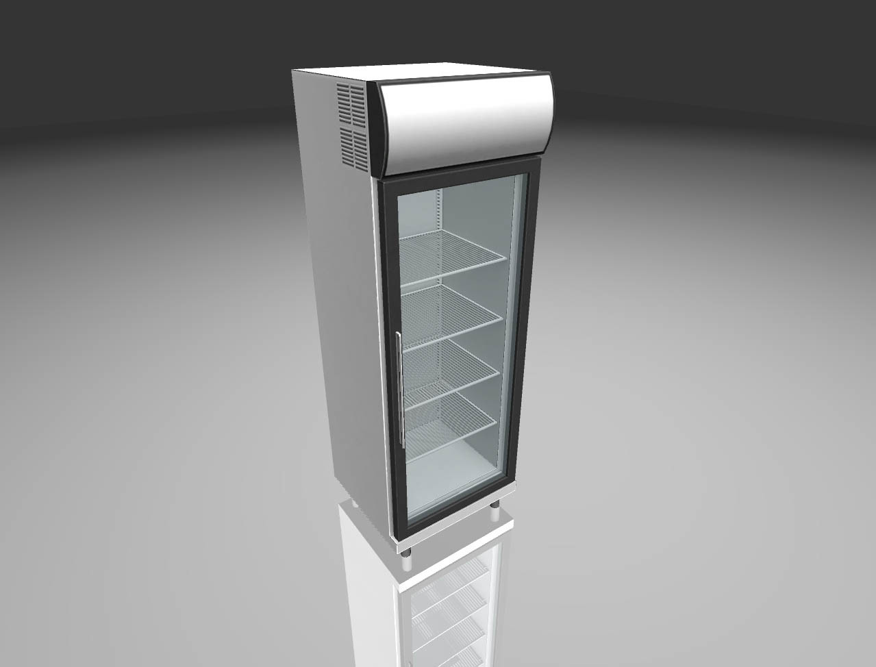 Refrigerator 12 01 low poly 3D model 3D Model - 3DHunt.co